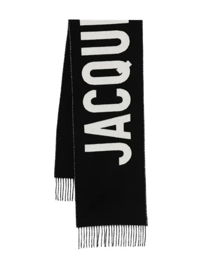 Jacquemus Brushed Finish Fringe Detailing Wraparound Scarf
