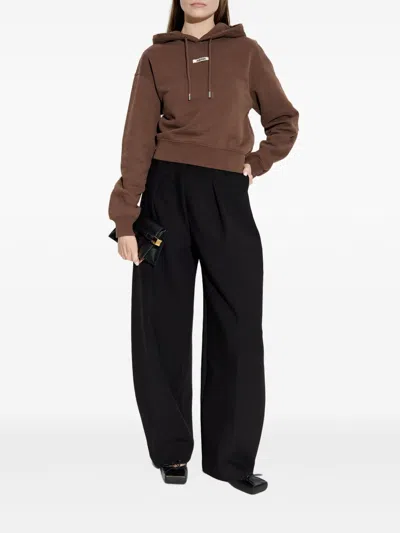Jacquemus Drawstring Hood Gros-grain Hoodie