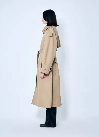 Jean Paul Gaultier Women Deconstructed Cotton-twill Trench Coat