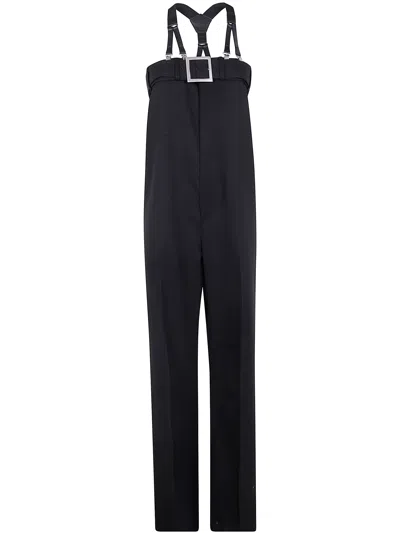 Jean Paul Gaultier Women Wool Tailored Overall With Suspender