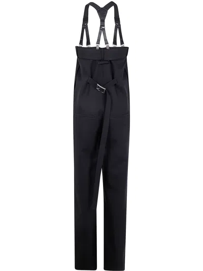 Jean Paul Gaultier Women Wool Tailored Overall With Suspender