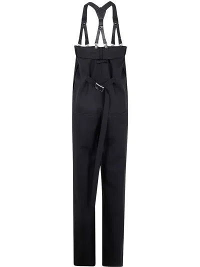 Jean Paul Gaultier Women Wool Tailored Overall With Suspender