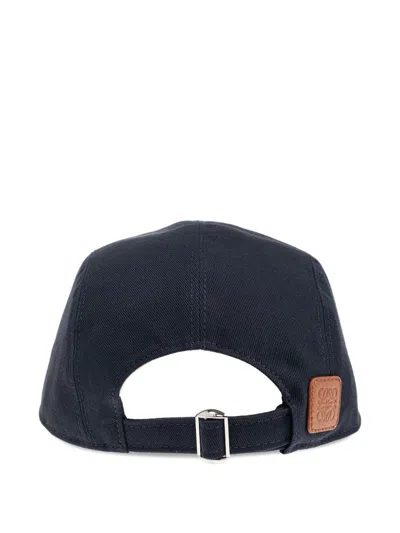 Loewe Men Logo Cotton Baseball Cap