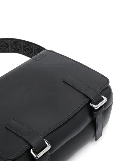 Loewe Men Military Messenger Xs Leather Crossbody Bag