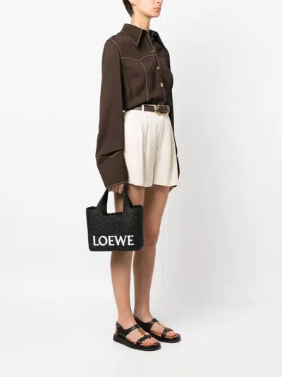 Loewe Paula's Ibiza Women  Font Small Rafia Tote