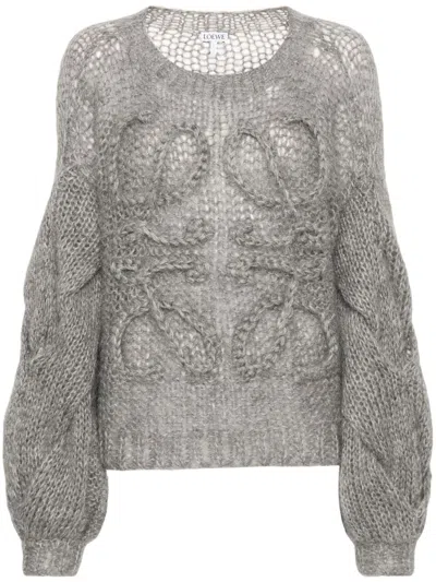 Loewe Women Anagram Wool Blend Sweaater