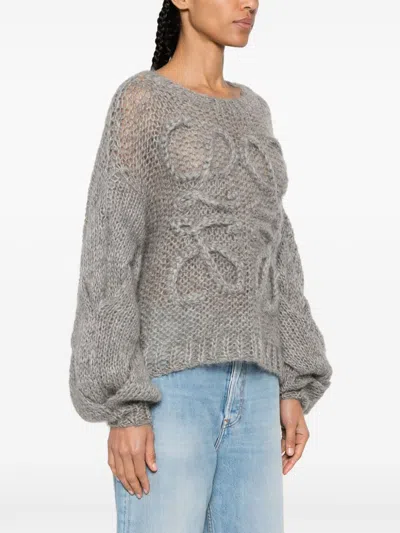 Loewe Women Anagram Wool Blend Sweaater