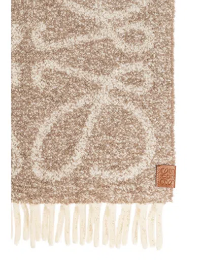 Loewe Women Anagram Wool Scarf