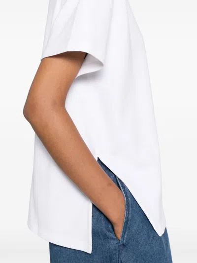 Loewe Women Asymmetric T-shirt In White