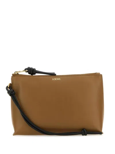 Loewe Women Knot Leather T-pouch