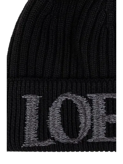 Loewe Women Logo Wool Beanie