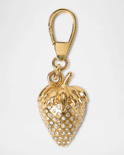 Golden Goose Crystal-embellished Strawberry Bag Charm