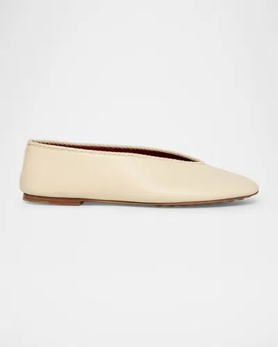 Bottega Veneta Lagoon Nappa Leather Ballerina Flats