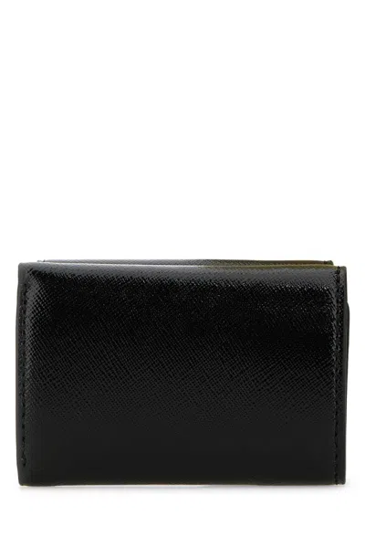Marc Jacobs Women Black Leather Wallet