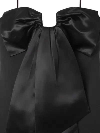Marc Jacobs Women Bow Detail Mini Dress In Black