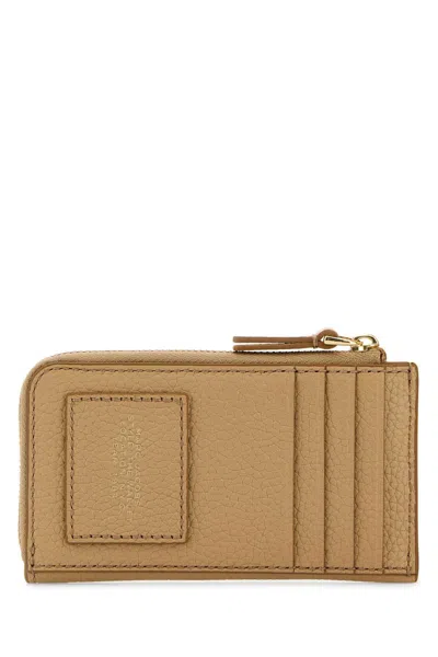 Marc Jacobs Women Camel Leather Wallet