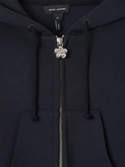Marc Jacobs Women's Cotton Cropped Hoodie In Black
