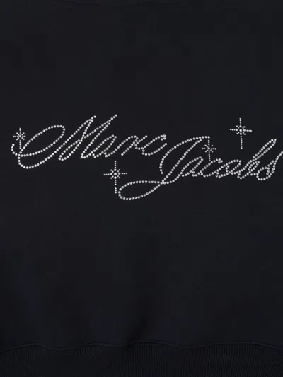 Marc Jacobs Women's Cotton Cropped Hoodie In Black