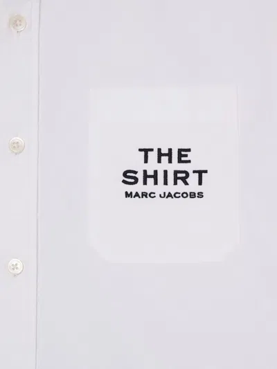 Marc Jacobs Women Cotton Cropped Shirt In White