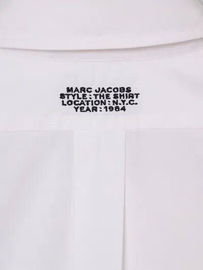 Marc Jacobs Women Cotton Cropped Shirt In White