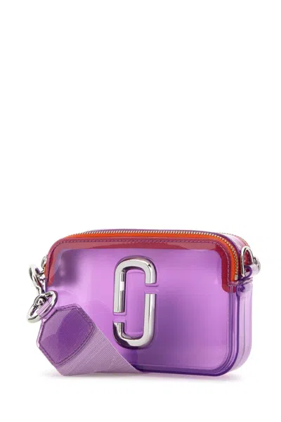 Marc Jacobs Women Lilac Pvc The Snapshot Crossbody Bag