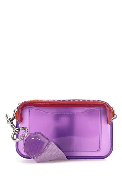 Marc Jacobs Women Lilac Pvc The Snapshot Crossbody Bag