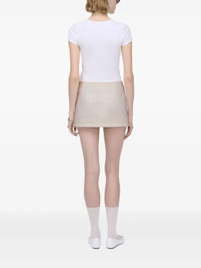 Marc Jacobs Women's Tweed Mini Skirt In Pink