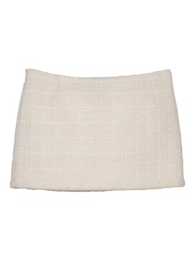 Marc Jacobs Women's Tweed Mini Skirt In Pink