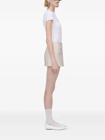 Marc Jacobs Women's Tweed Mini Skirt In Pink