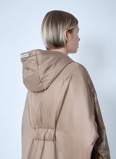 Max Mara Women Oversized Nylon Jacket In Neutral