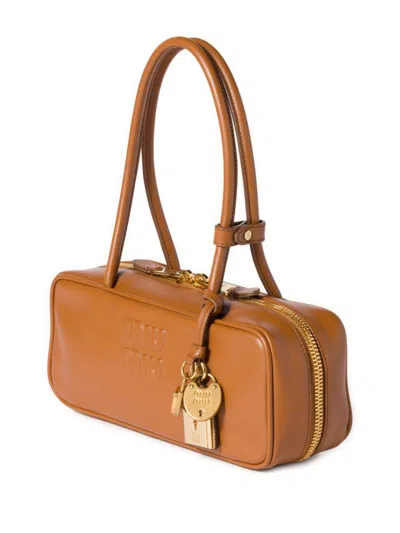 Miu Miu Women Beau Small Leather Shoulder Bag
