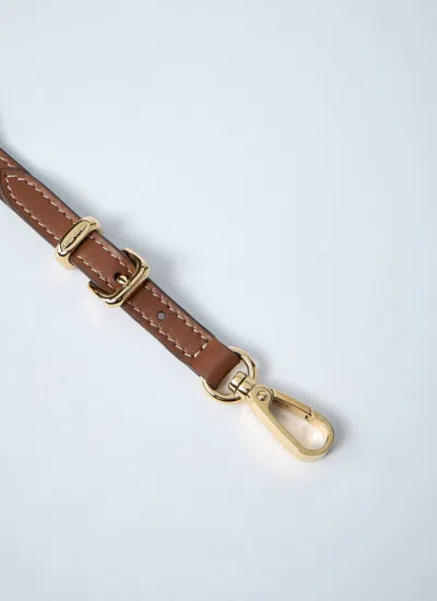Miu Miu Women Tamaris Leather Cord And Metal Trick Keyring In Multi