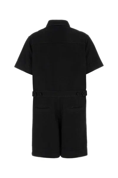 Gucci Denim Jumpsuit With Horsebit