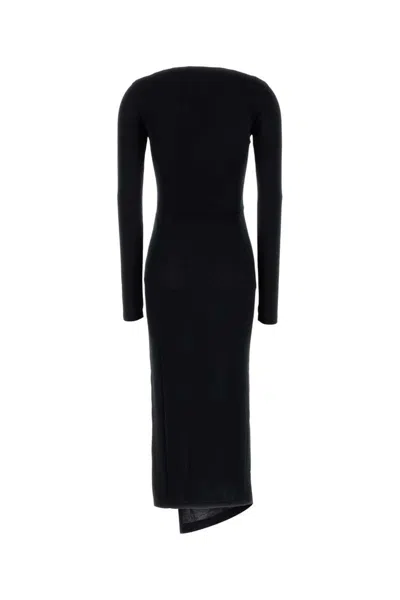 Isabel Marant Étoile Isabel Marant Etoile Black Stretch Modal Jelina Dress In Black
