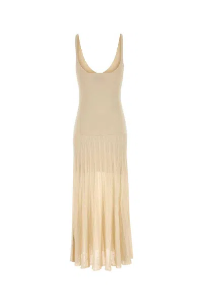 Isabel Marant Sand Stretch Cotton Blend Velma Dress In Neutral