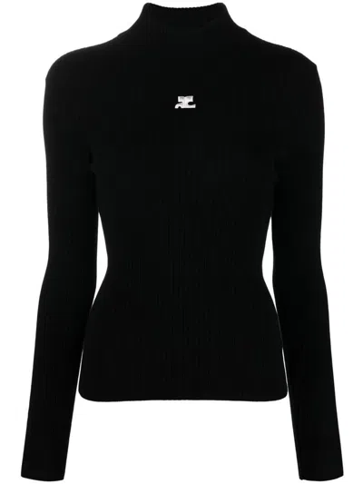 Courrèges Sweaters In Black