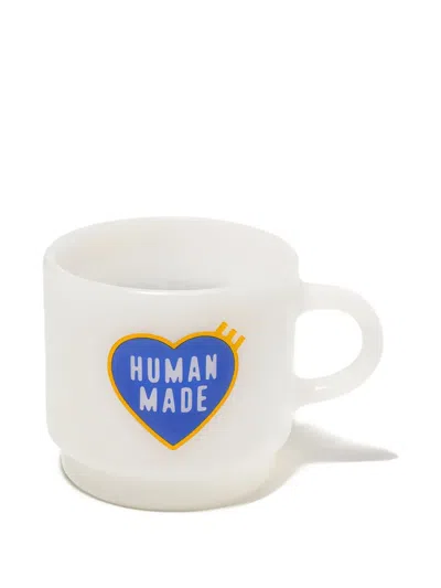 Human Made Heart-logo Mug In White