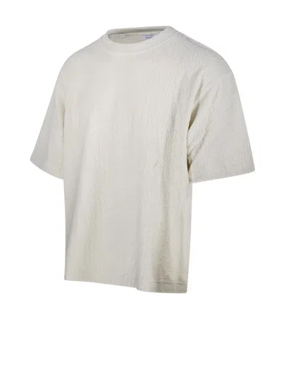 Off-white Off Ao Terry Skate S/s T-shirt In White