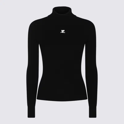 Courrèges Sweaters Blacks And Greys