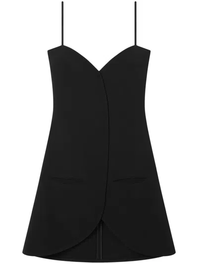 Courrèges Courreges Short Ellipse Dress In Black