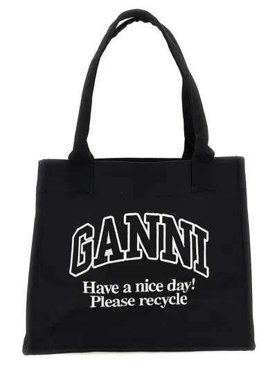 Ganni Women Large Easy Shopping Tote Bag