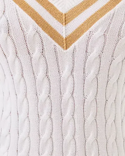 Lilly Pulitzer Brockton Sweater In White