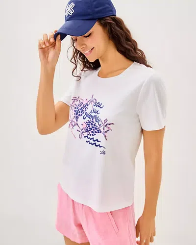 Lilly Pulitzer Barreto Knit Top In White