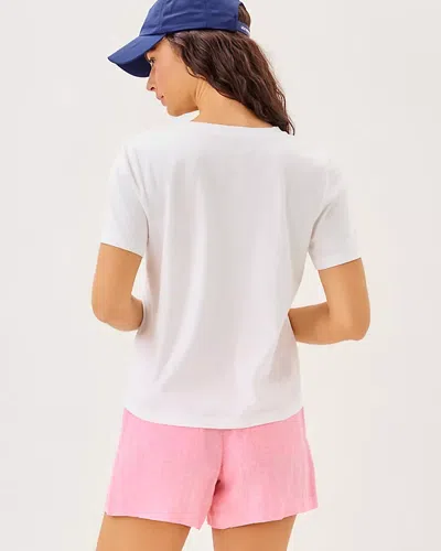 Lilly Pulitzer Barreto Knit Top In White