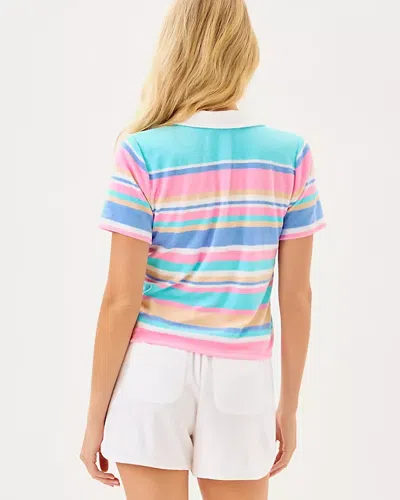 Lilly Pulitzer Brunella Towel Terry Polo Top