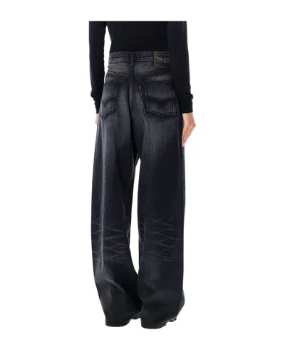 Junya Watanabe X Levi's Washed Denim Jeans In Black