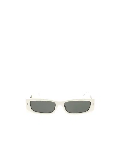Linda Farrow Rectangle Frame Sunglasses