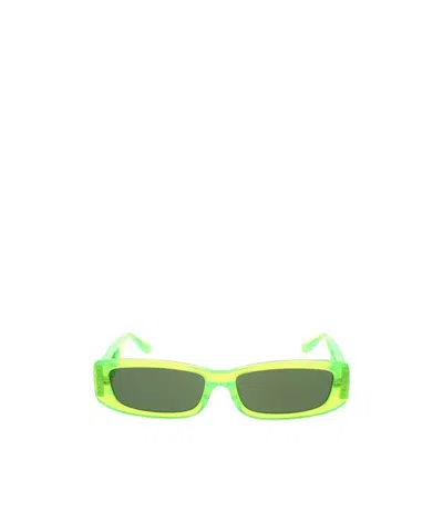 Linda Farrow Rectangle Frame Sunglasses