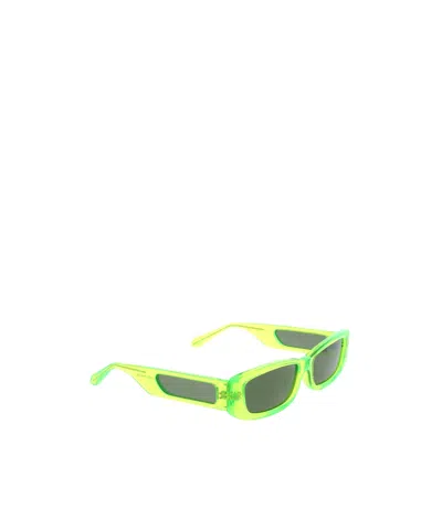 Linda Farrow Rectangle Frame Sunglasses