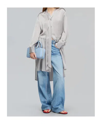 Semicouture Asymmetric Design Dress In Gray